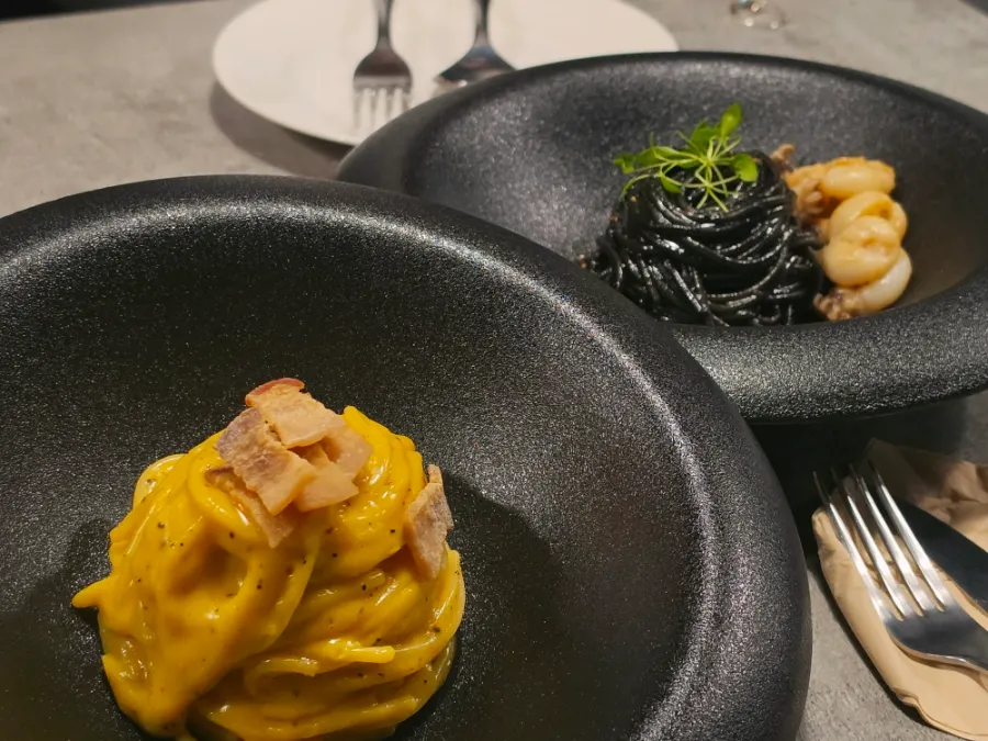 套餐第一道轻食挞近景