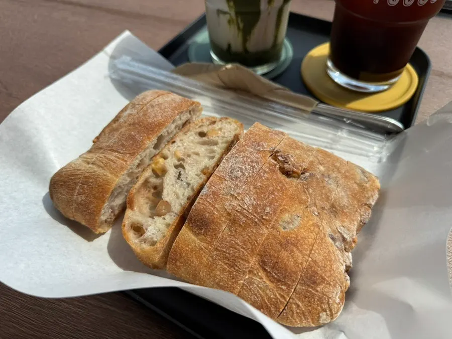 The new autumn walnut candied chestnut buckwheat ciabatta
