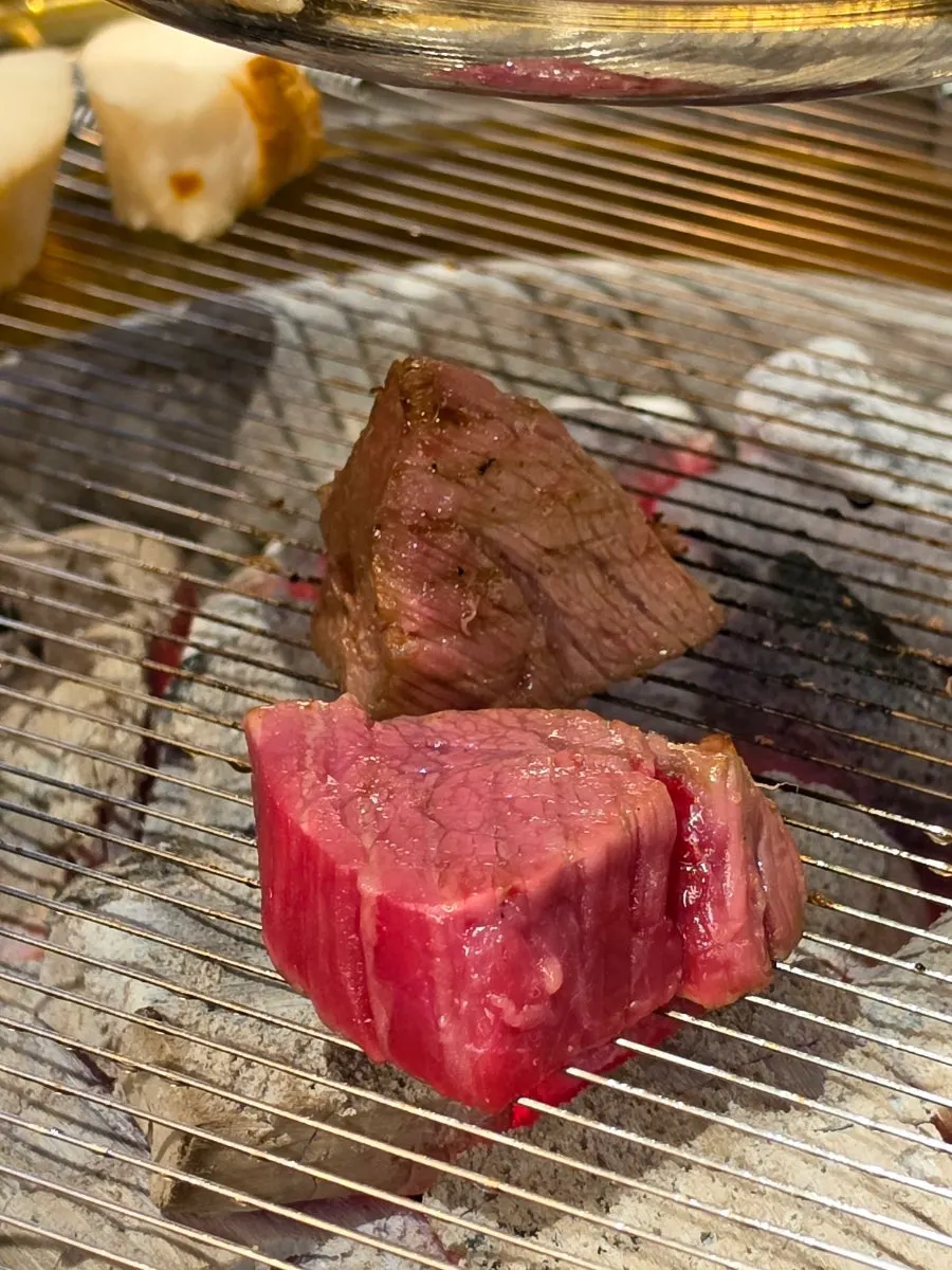 Hanwoo short rib finger eaten with doenjang stew