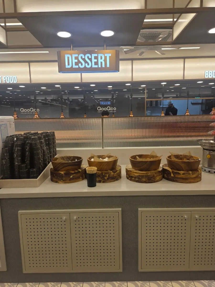 Bakery and fruit dessert corner