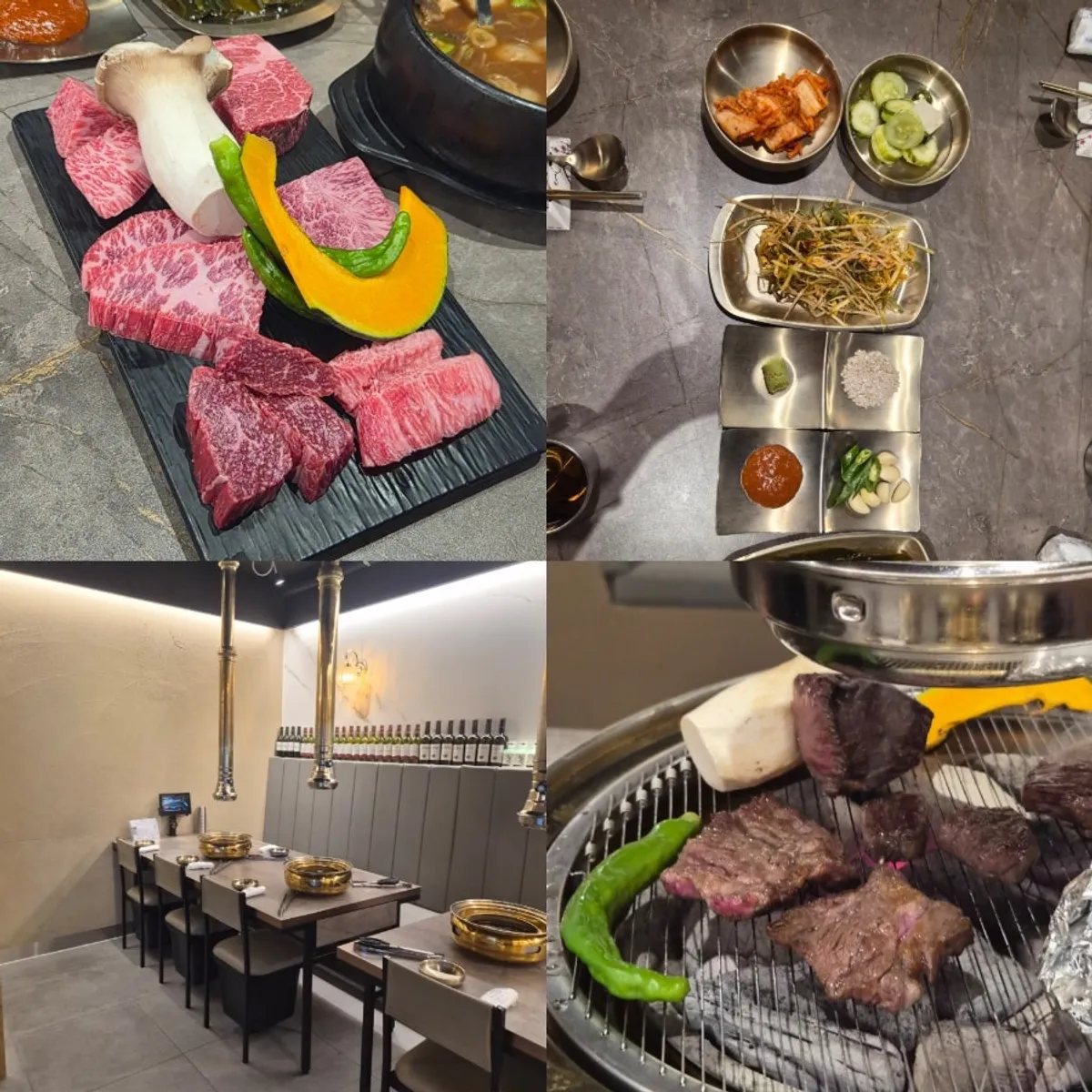 Signature photo of hanwoo charcoal grilling at Yeongpo Hwa-ro Ingye Branch