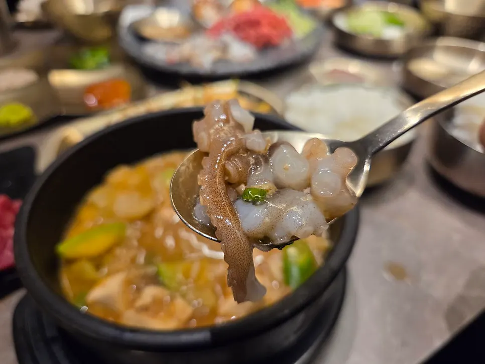 A dish served after the hanwoo meal