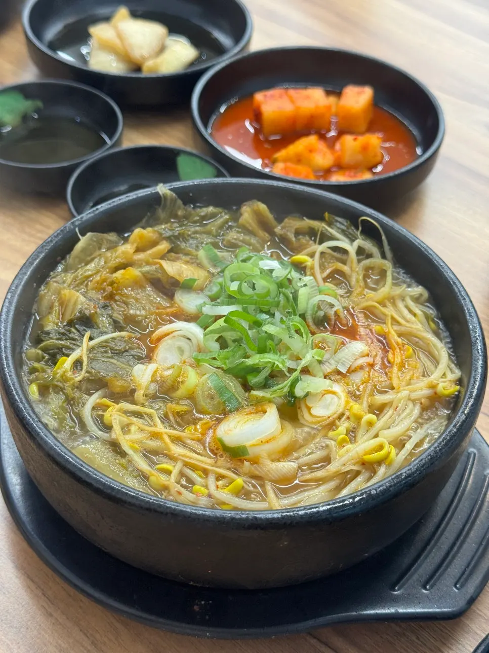 Pork bone soup and gamjatang menu
