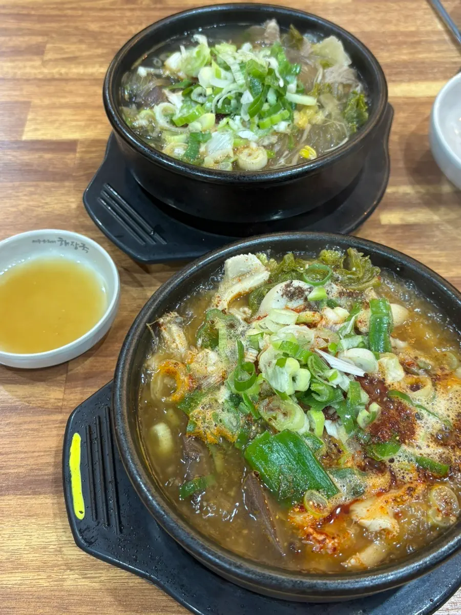 무료 공기밥과 준비된 앞치마