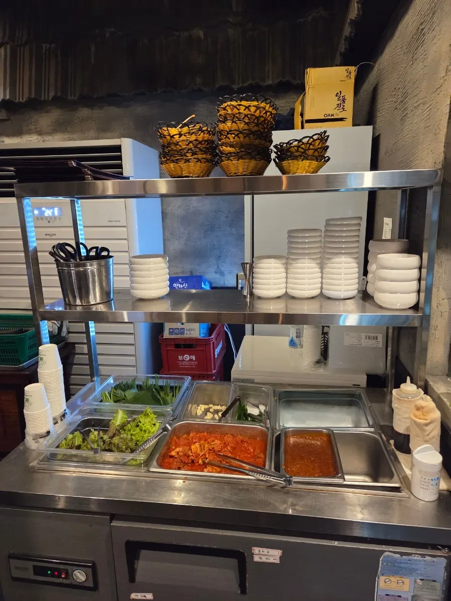 Table with a tablet for ordering food