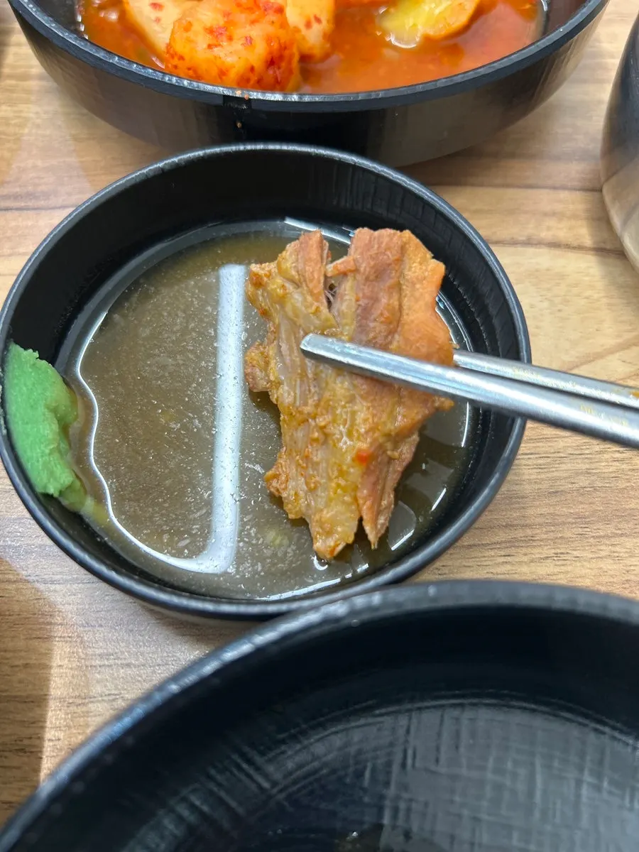 부드러운 뼈해장국 살코기