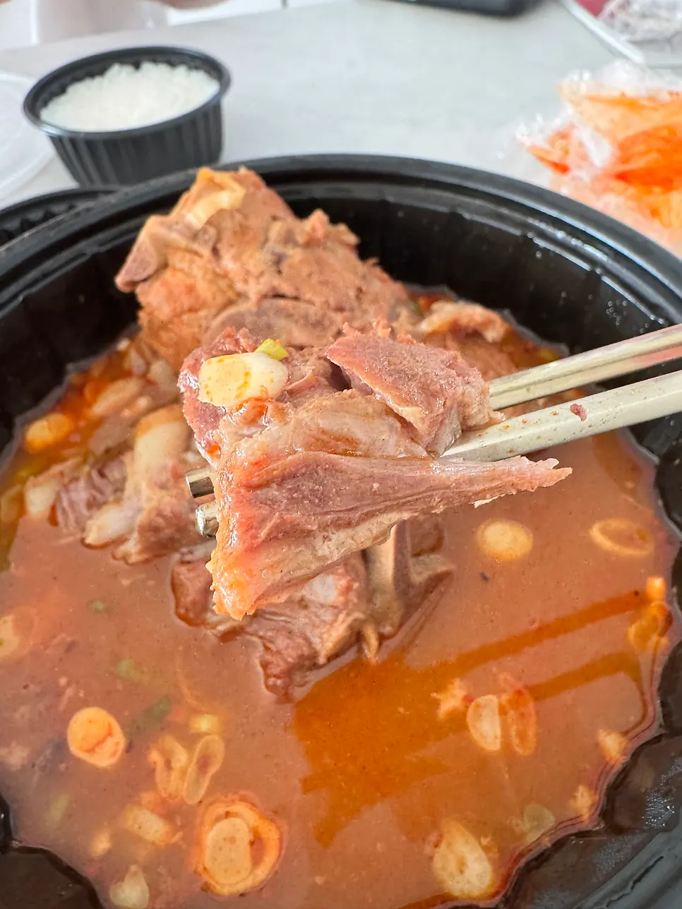 포장 뼈해장국 한 상