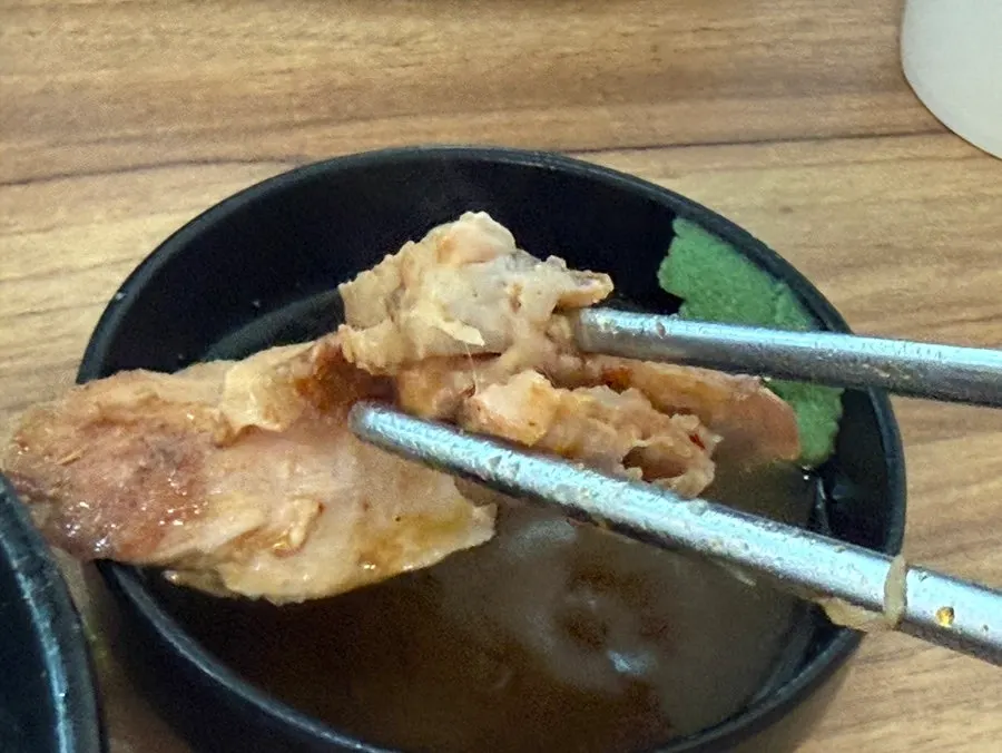 Generous serving of udon noodle haejangguk