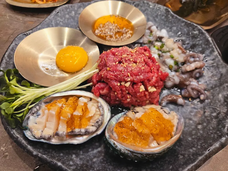 Table spread during the meal