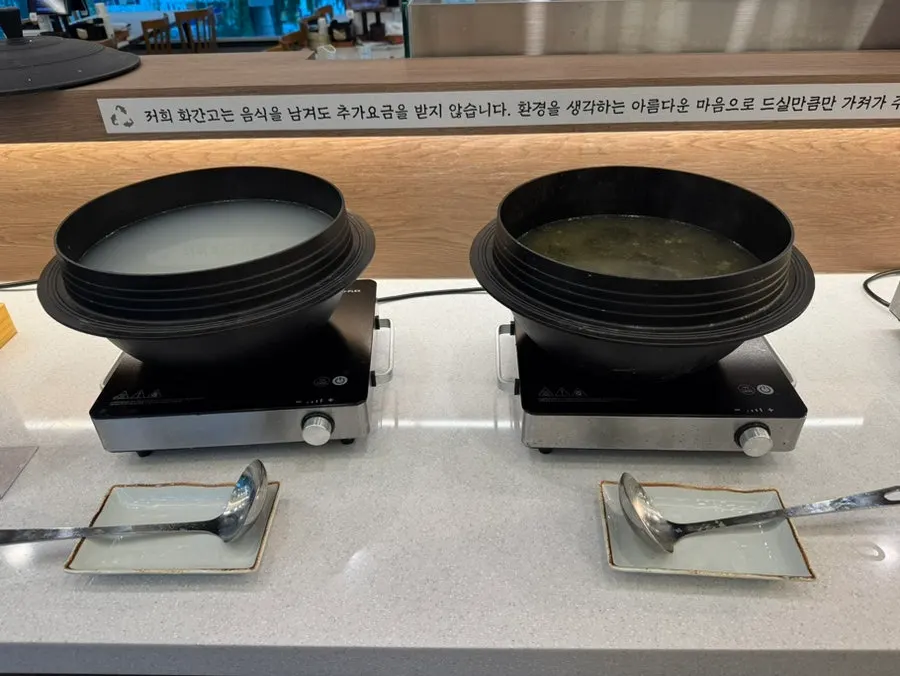태블릿 주문 테이블 세팅