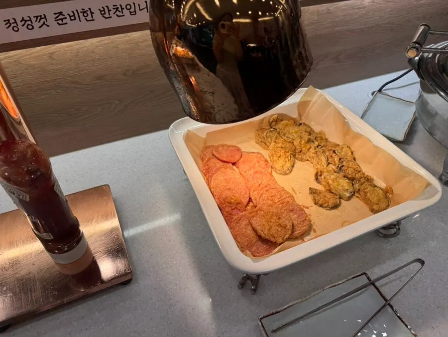 셀프바 음식과 반찬