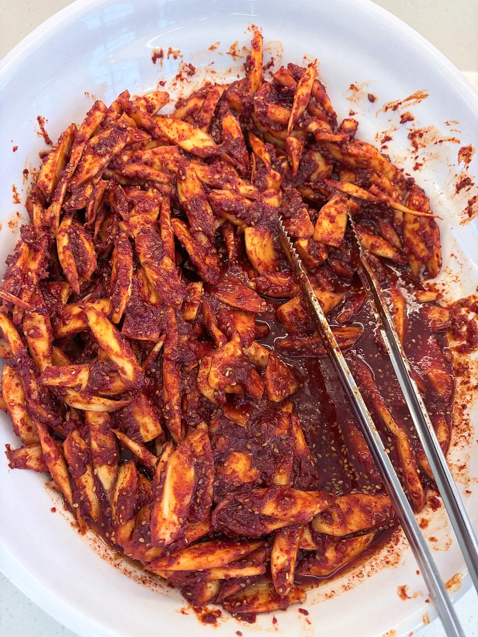 셀프바 오이무침