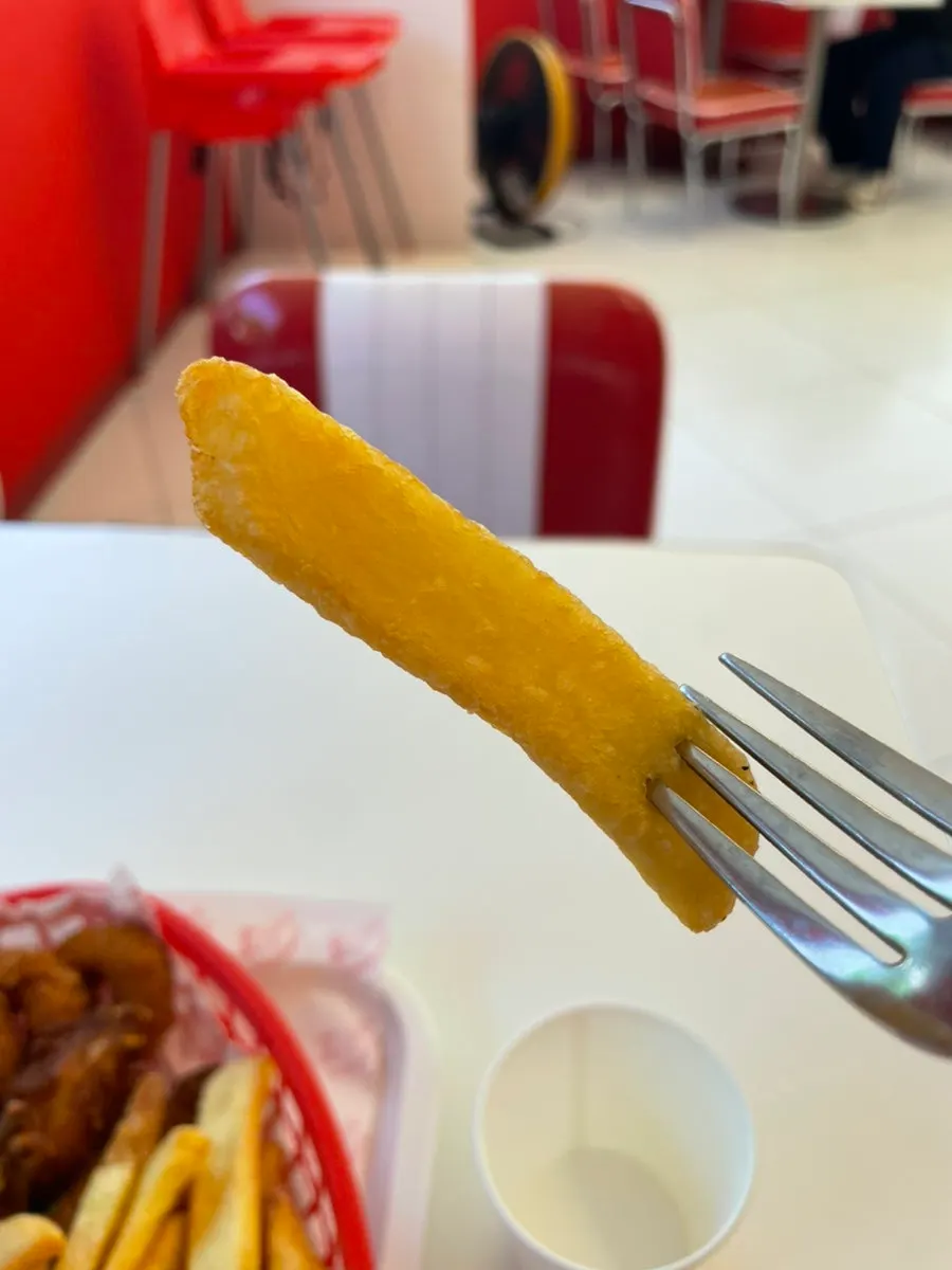 Crispy-outside, soft-inside fries