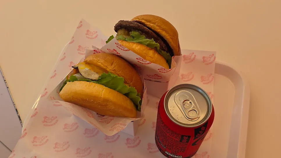 Quiet seating at 666 Burger Main Branch during the opening run