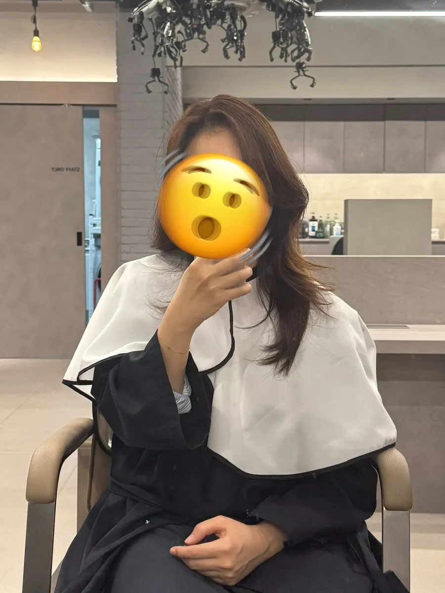 드라이까지 마친 레이어드 스타일