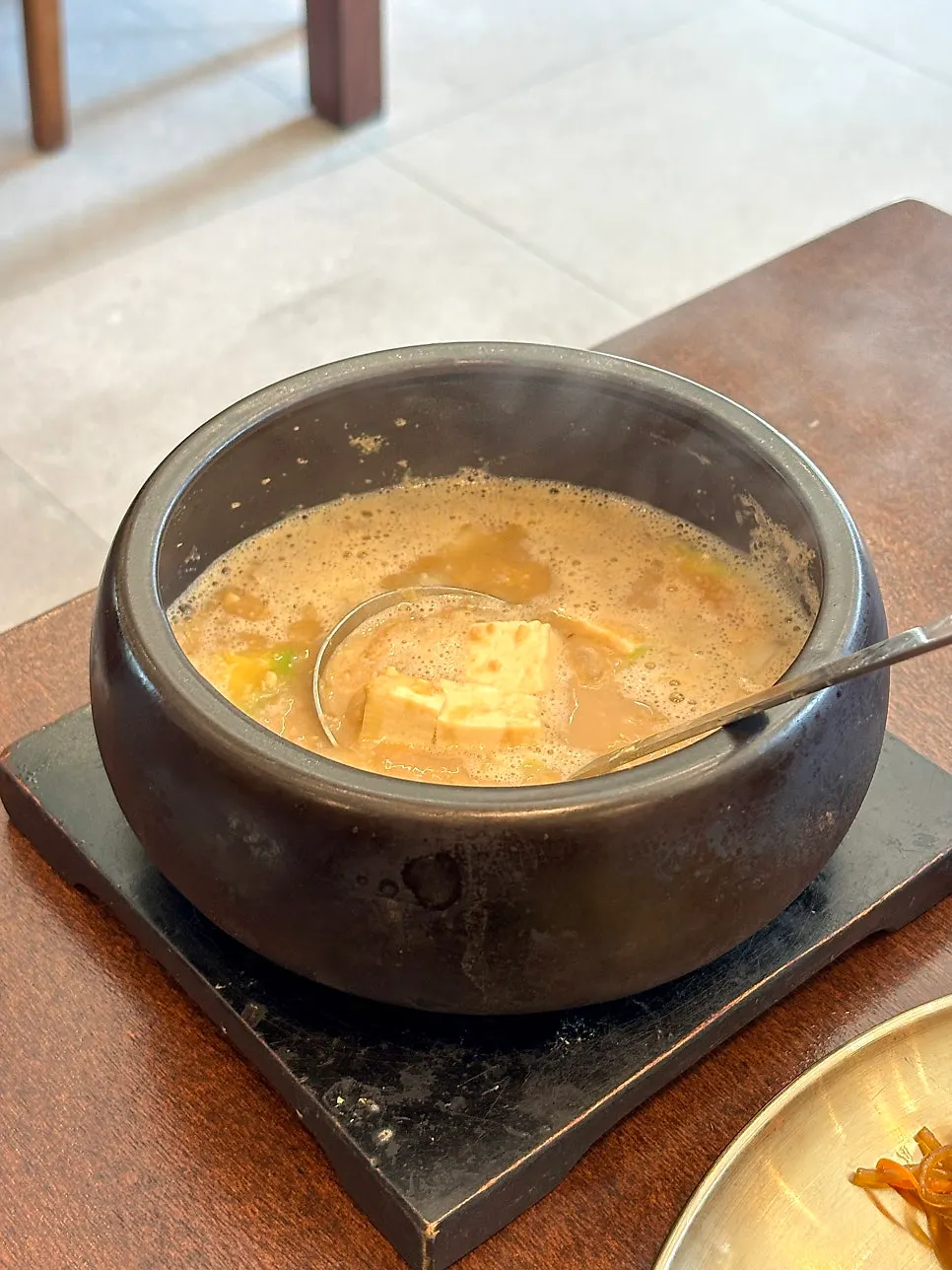 Self-serve dessert corner at Boriook