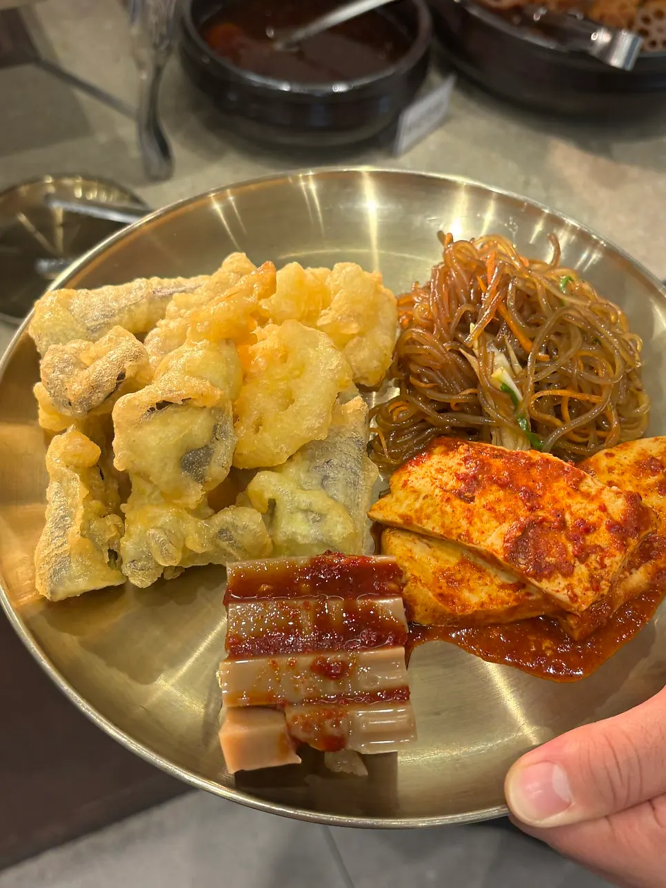 Boriook's rich doenjang jjigae with whole soybeans