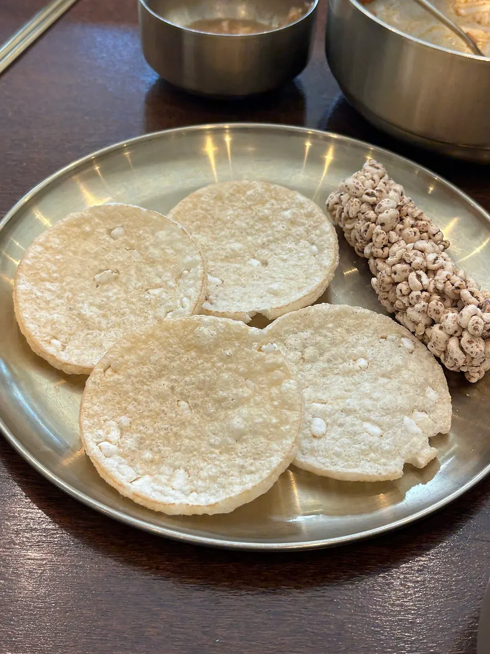 Sungnyung with nurungji rice grains inside