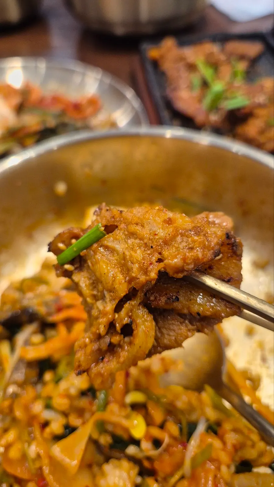 Barley rice mixed with vegetables