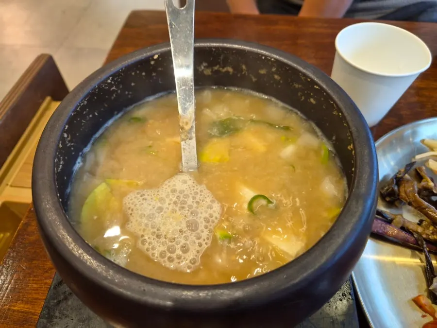 보리밥정식 2인분 상차림