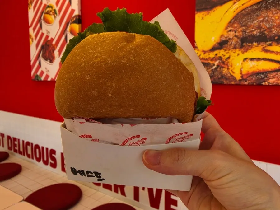 Best Position burger at 666 Burger
