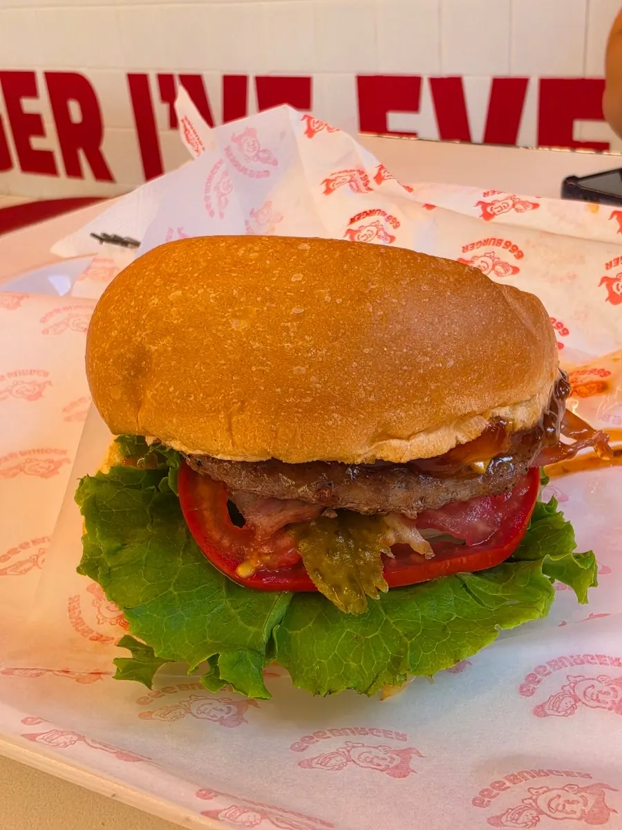 Cross-section of Best Position showing the beef patty