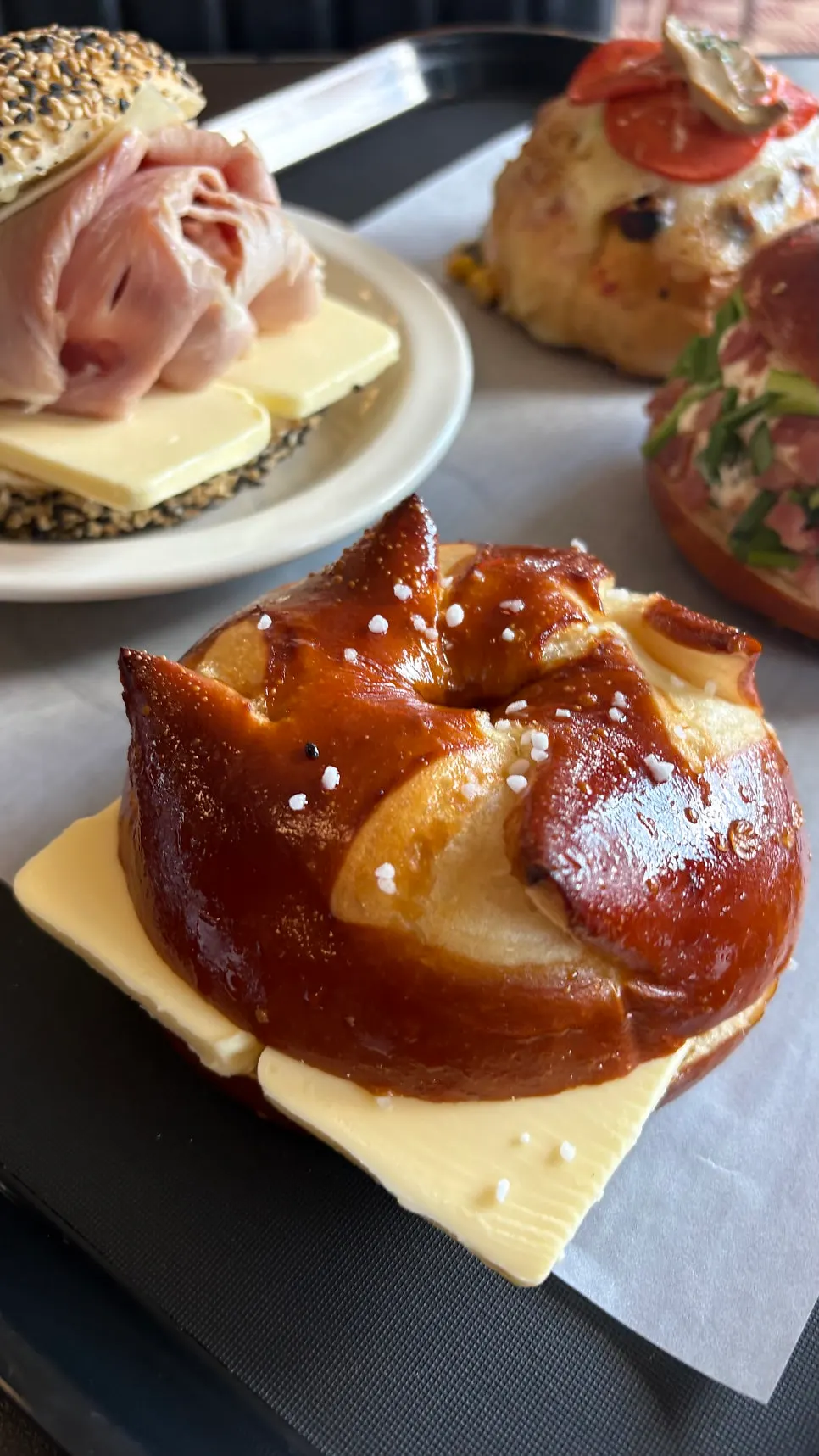 Buttery Laugen bagel