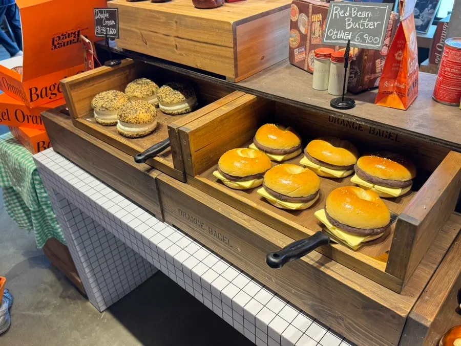 Orange Bagel bagels