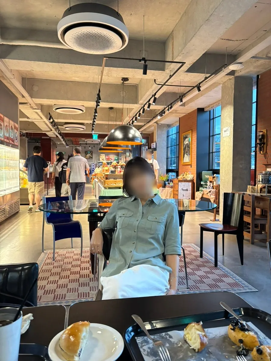 오렌지베이글 루프탑 포토존 사진