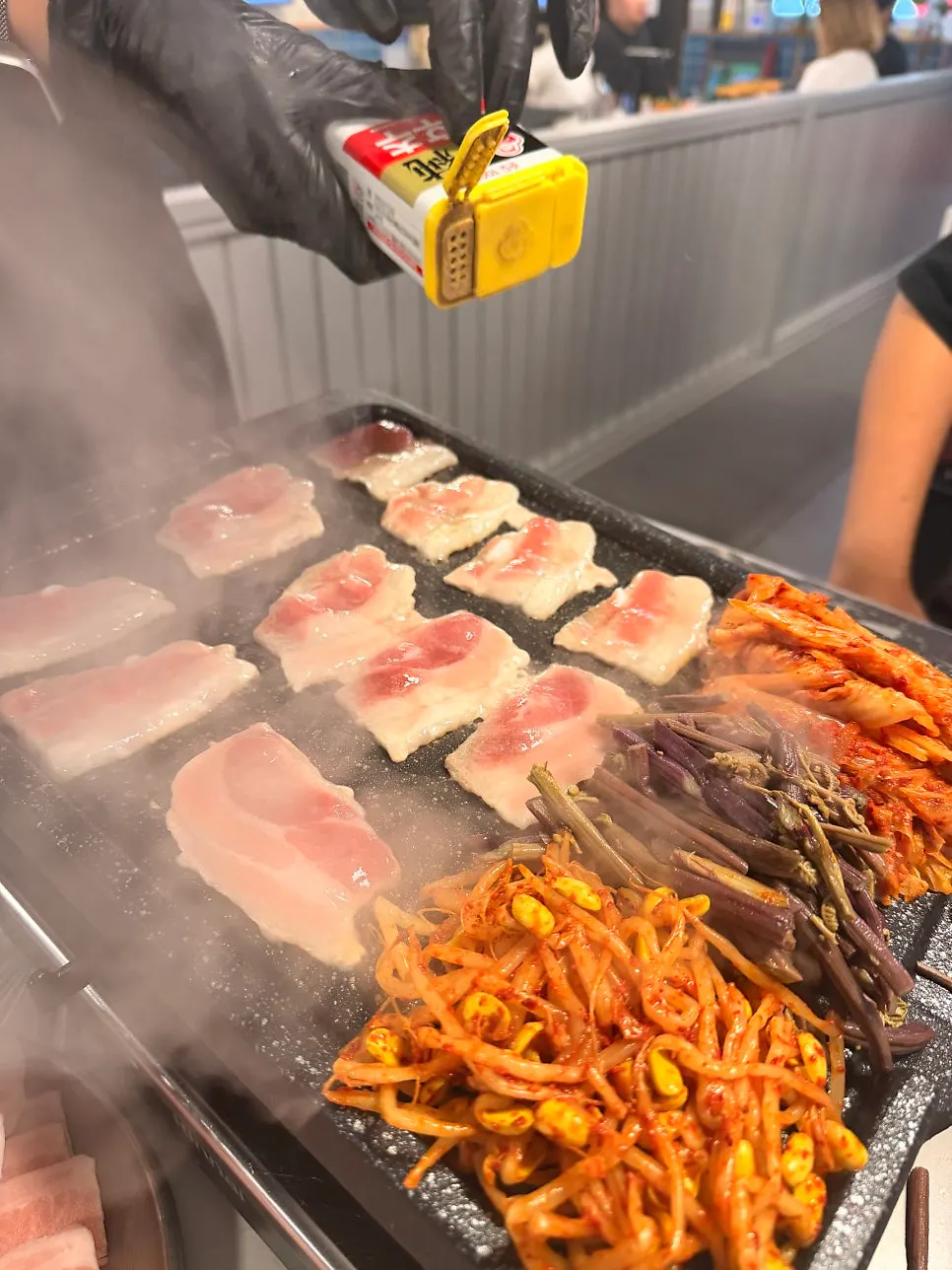 후추를 뿌린 냉삼