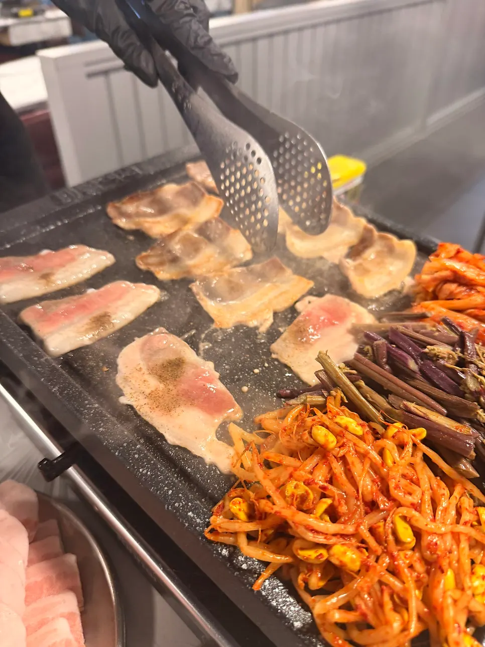 냉삼 기름에 구운 반찬