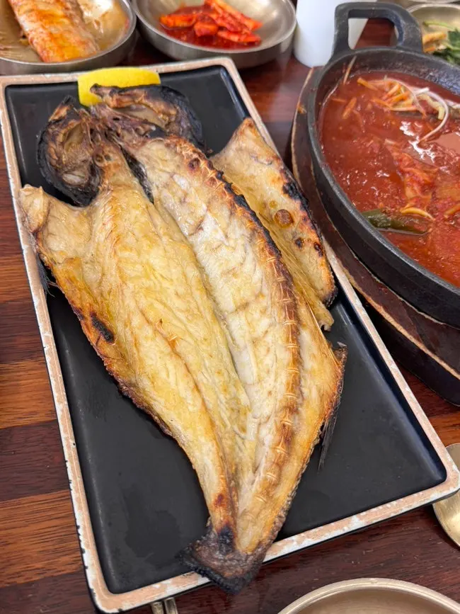 화덕에 구운 민어구이