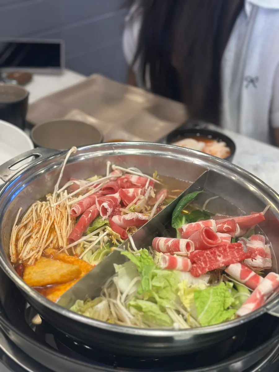 샤브샤브와 월남쌈 구성
