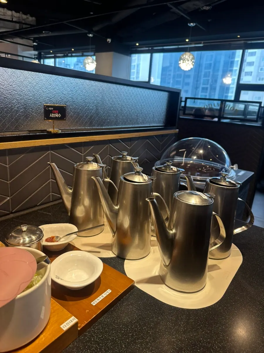 샤브샤브 셀프바 재료