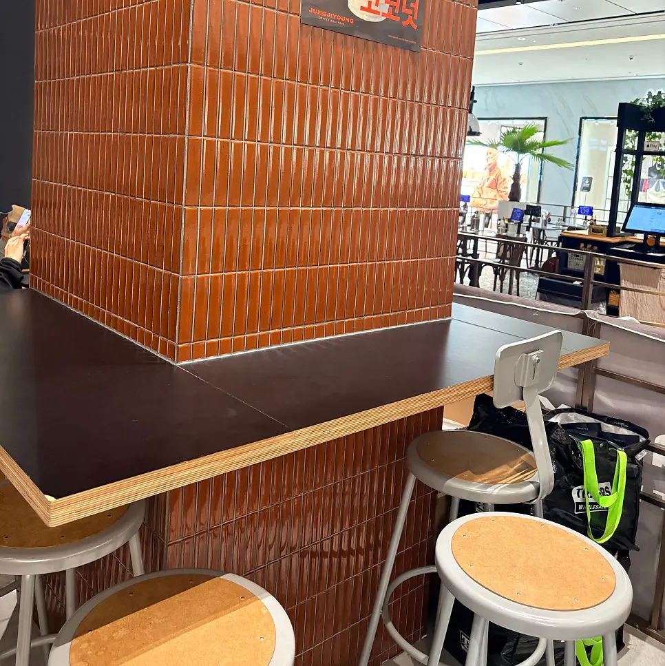 看板メニューのココナッツコーヒーの案内