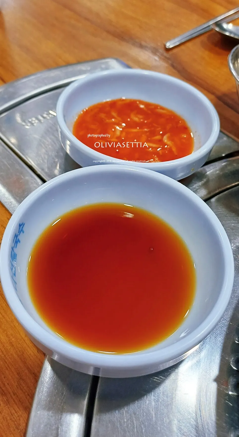 Perfectly aged kimchi served with the bossam