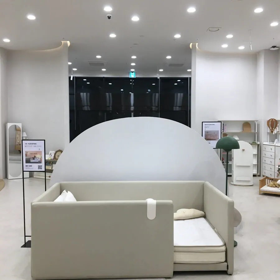Café interior that feels like a furniture showroom