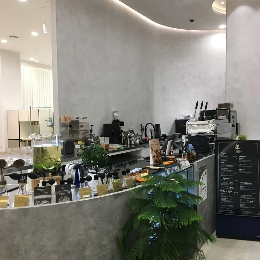 A good seat for enjoying dessert at Tteum Café