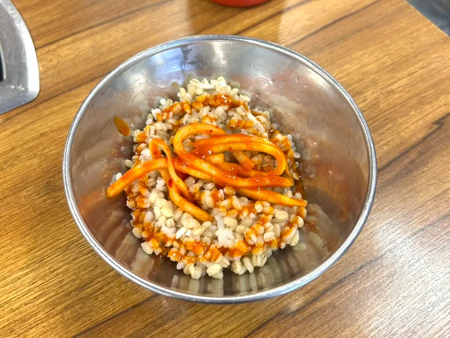 다선칼국수 겉절이 김치 한 접시