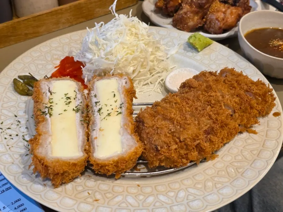 Complimentary curry served at Gohobi Katsu