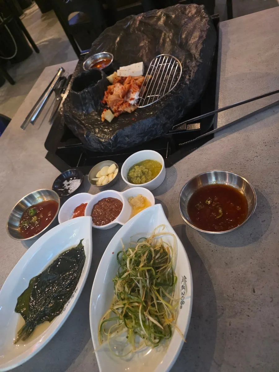쏘삼208 메뉴와 가격표
