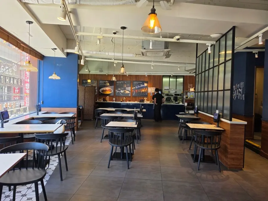 Seating area good for groups inside the restaurant