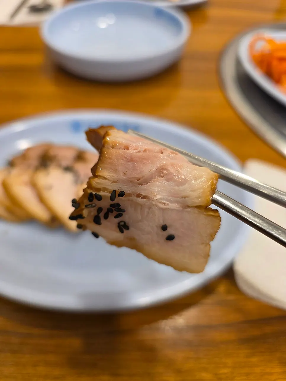 Extra set boiled pork with salted fermented shrimp