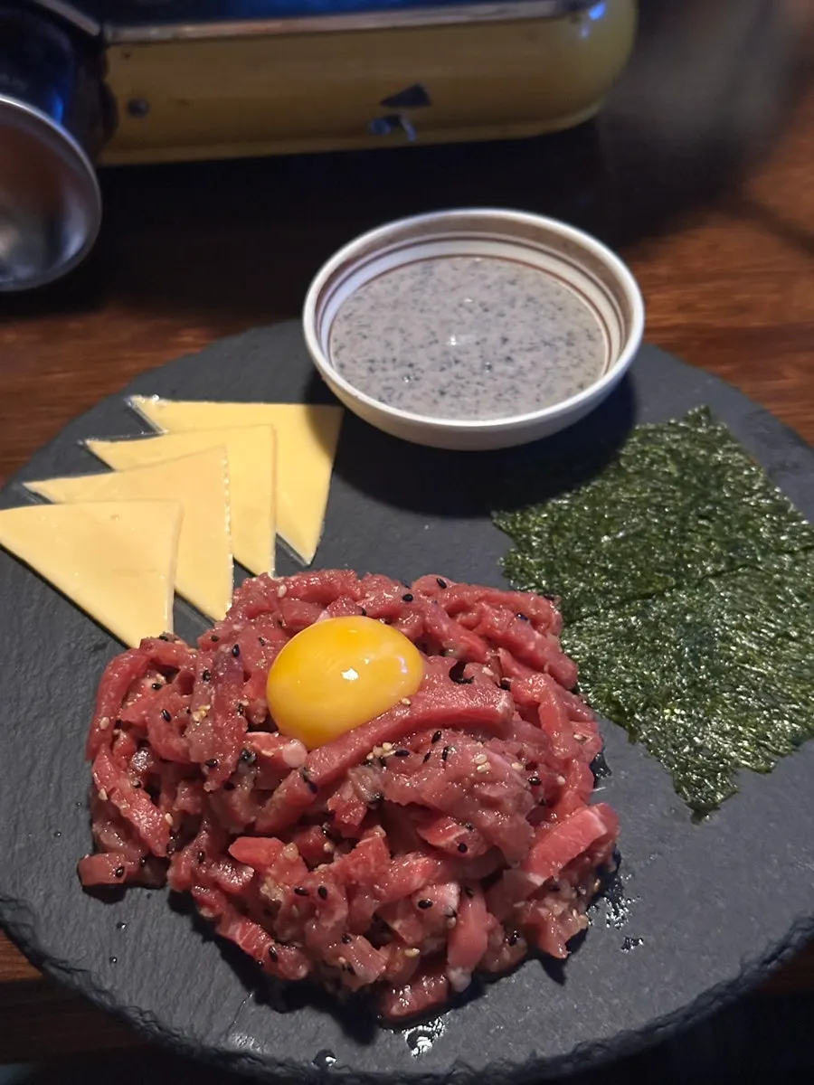 Yukhoe ordered with gopdoritang