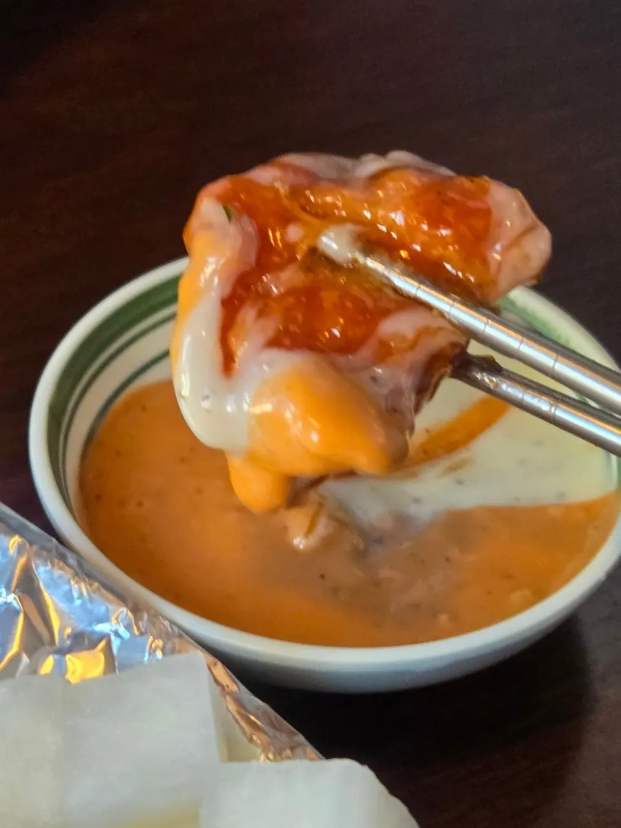 Crispy chicken in sweet sauce