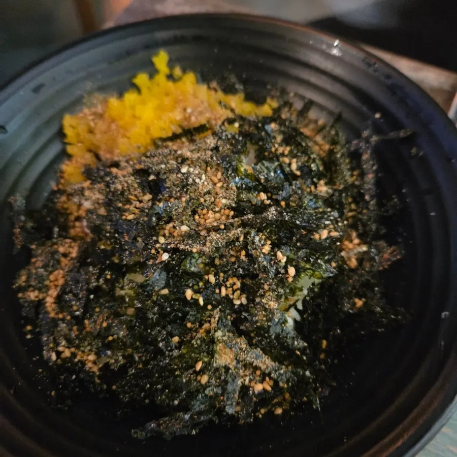 Free pineapple sherbet given for a Naver review