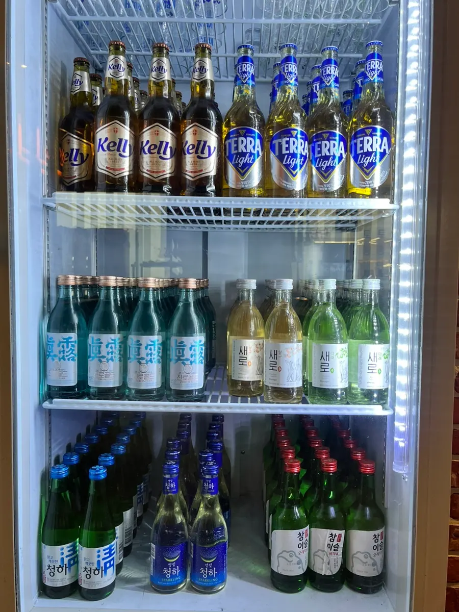Drink fridge at Ssosam 208 Suwon Station Branch