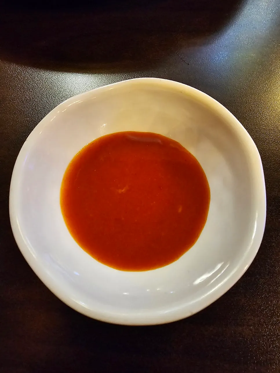 Chojang sauce served with the live octopus