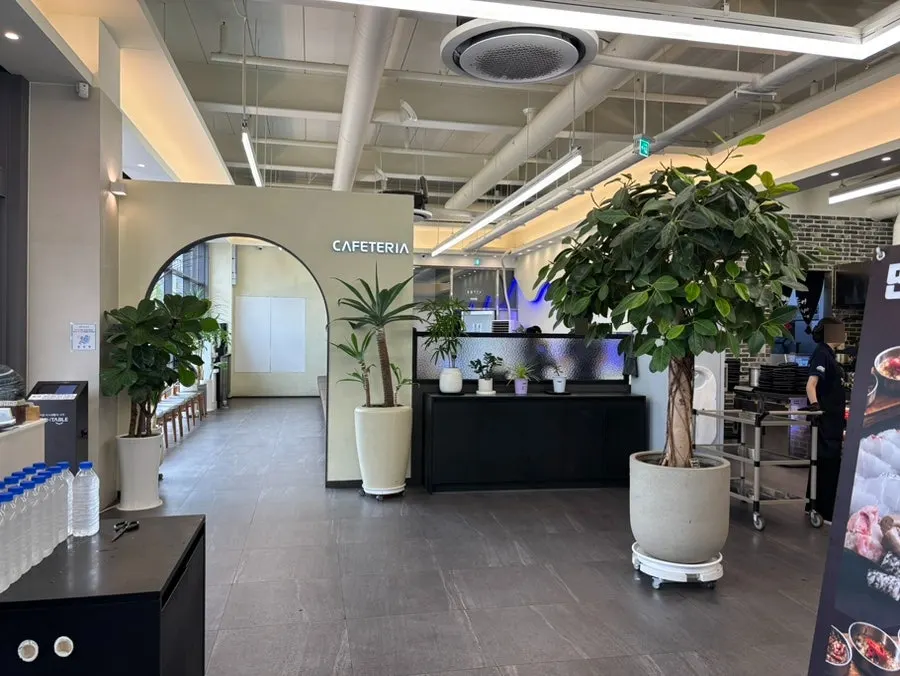Spacious waiting area