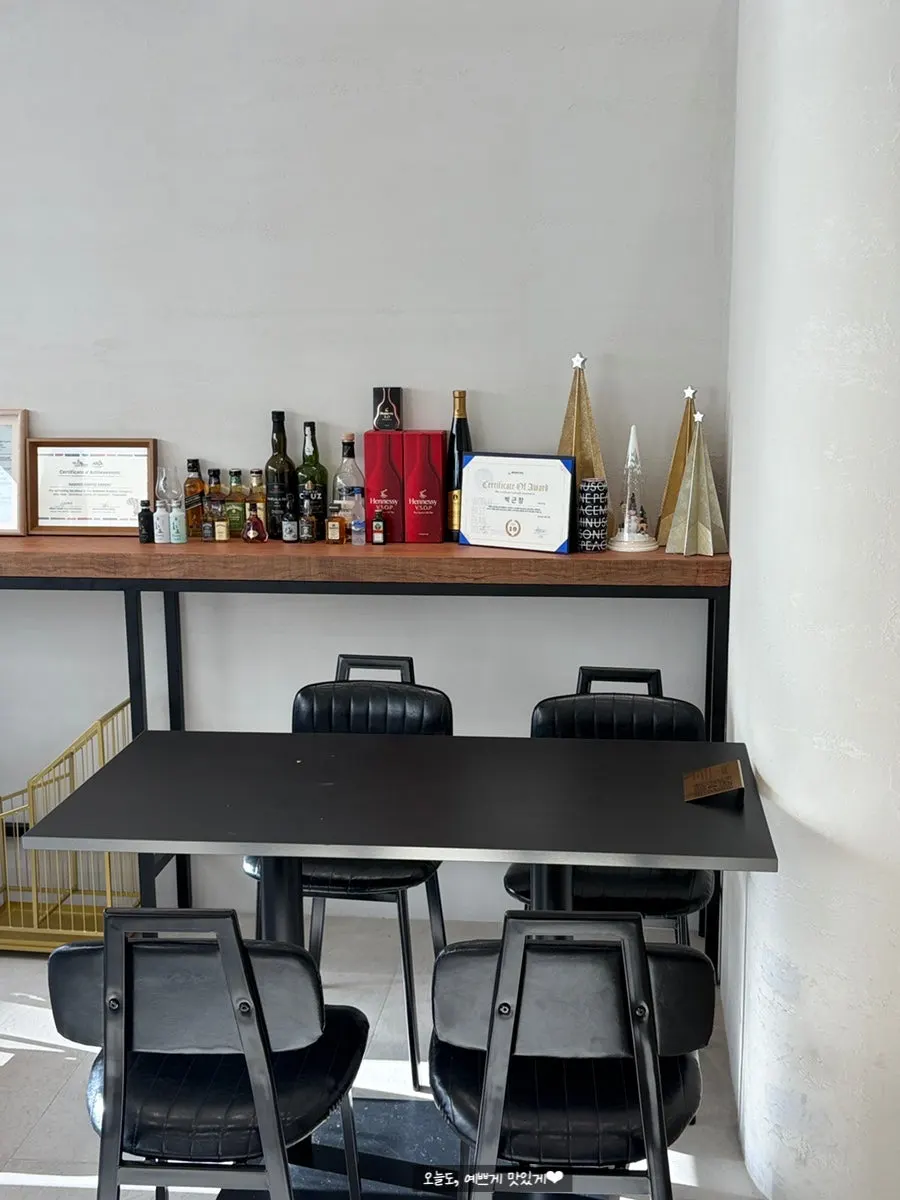 Stylish furniture-showroom café interior